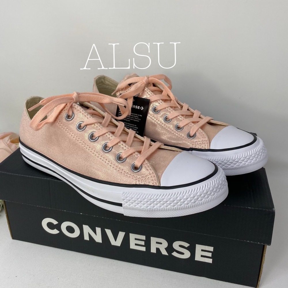 Converse Ctas Low Top Canvas Washed Coral W - Picture 2 of 8